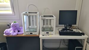 Photo de la table en longueur