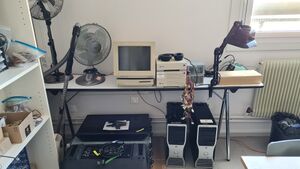 Photo de la table en longueur