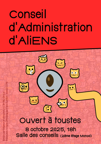 Fichier:Affiche promotionnelle du CA d'AliENS d'octobre 2025.png